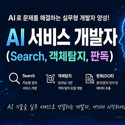 AI 서비스 개발자 (Search, 객체탐지, 판독) 과정